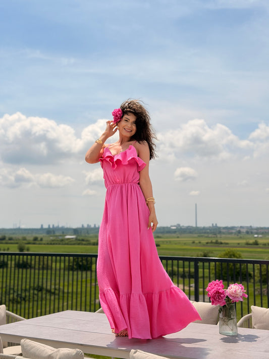 Rochie Rozalia - Fucsia