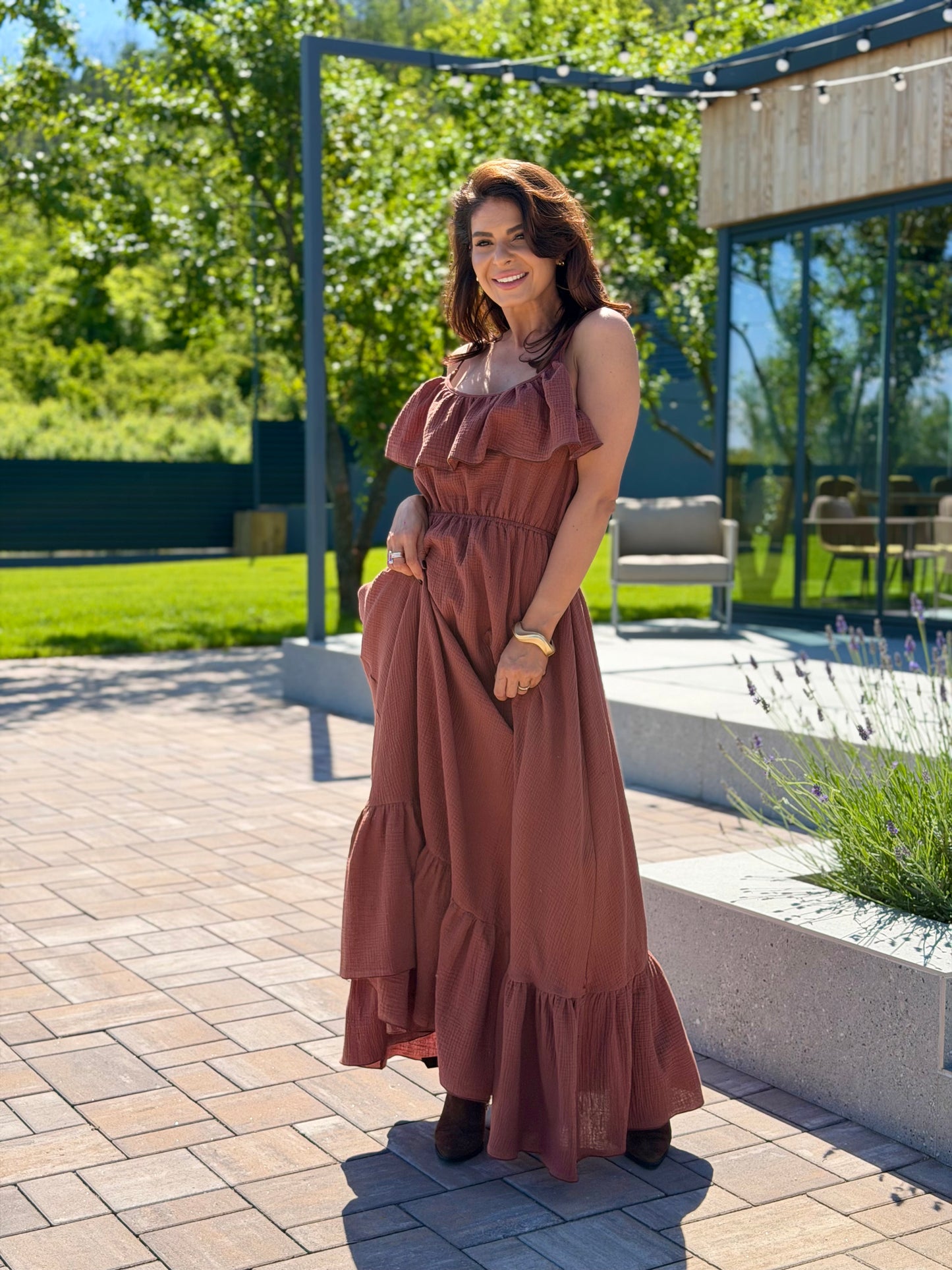 Rochie Rozalia - Chocolate