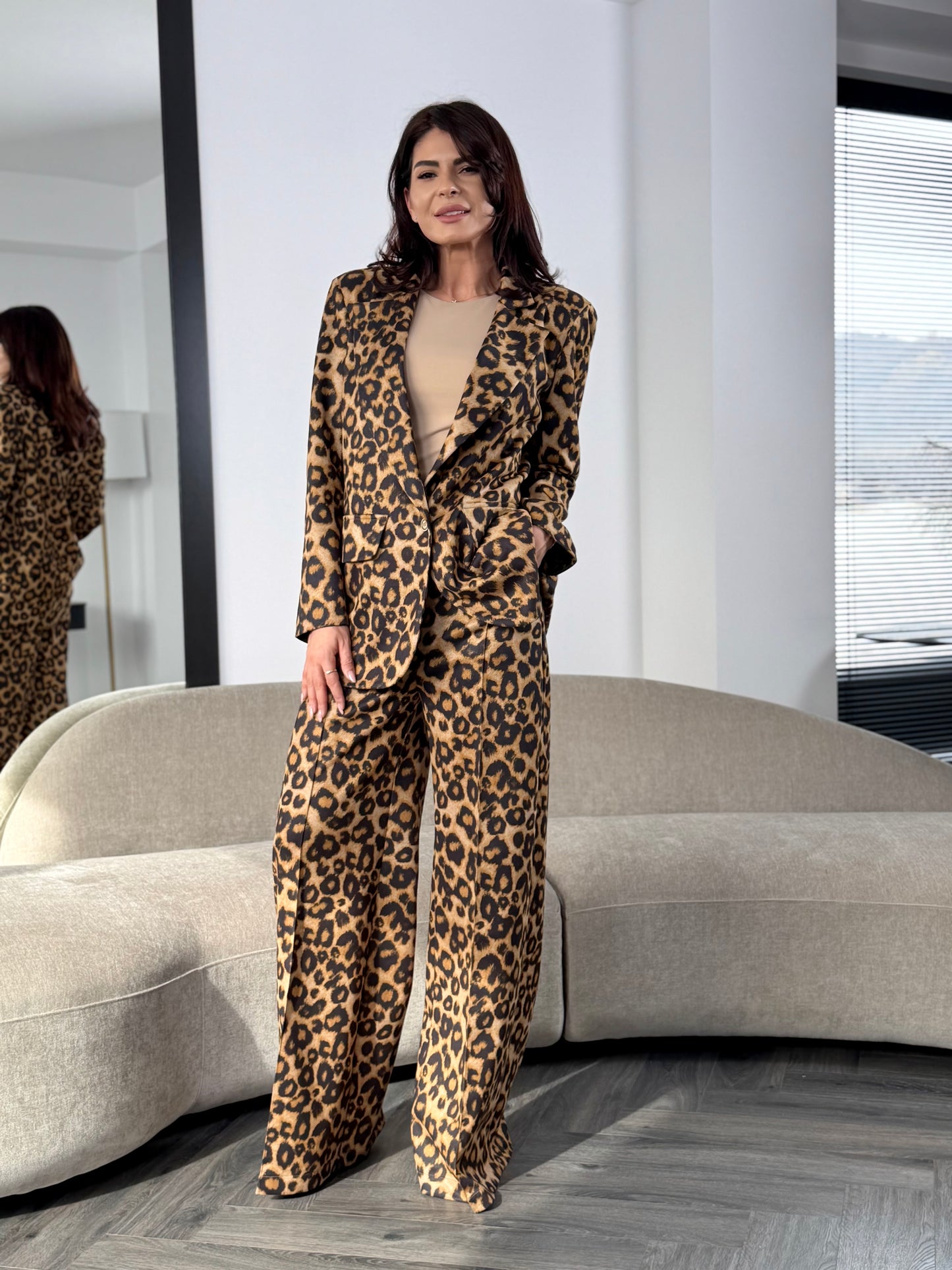 Costum Elizabeth Print - Leopard