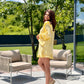 Set Muselina Indira - Pineapple