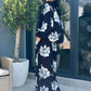 Costum Gianna - Gray Flowers