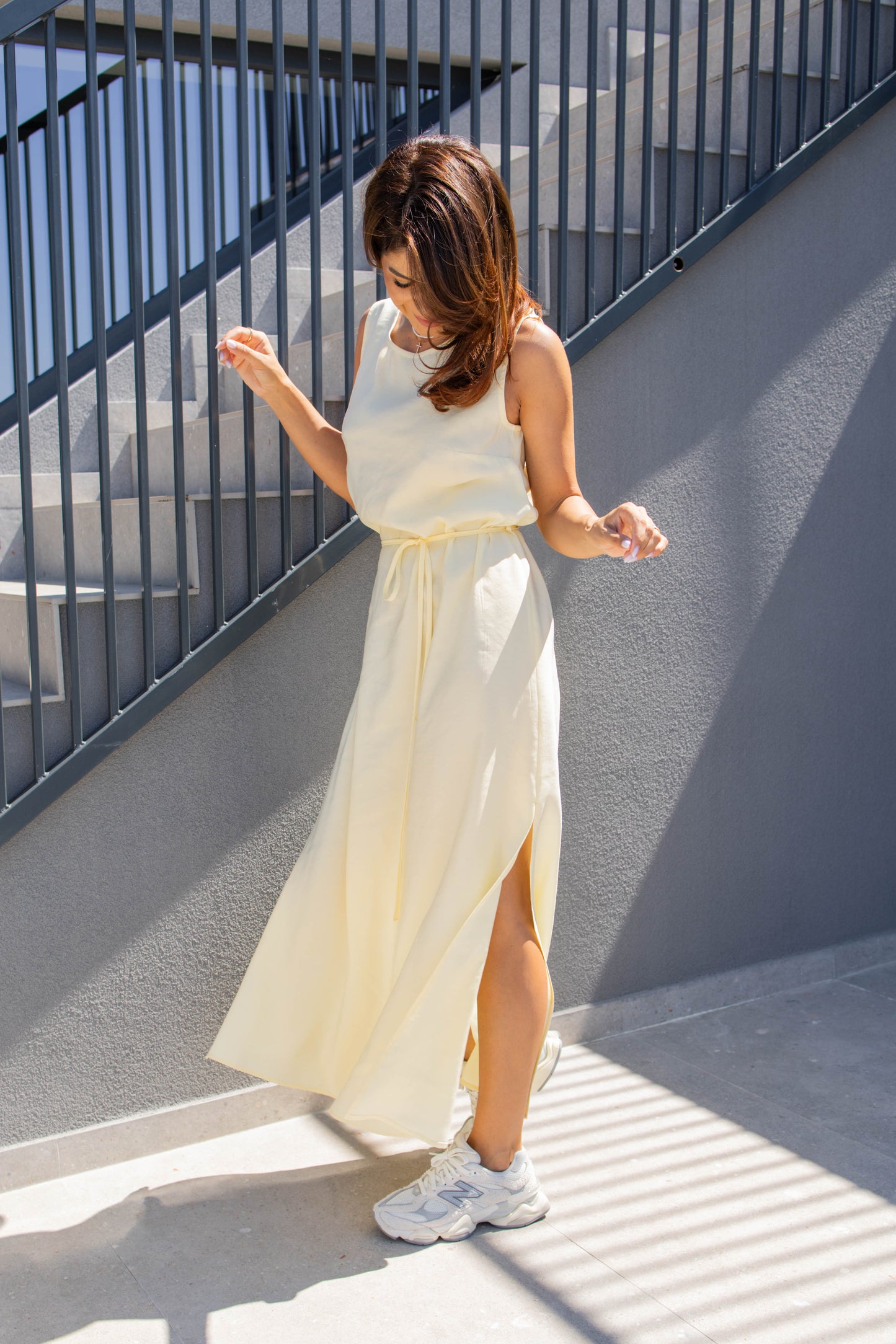 Rochie Adella - Galben Pai