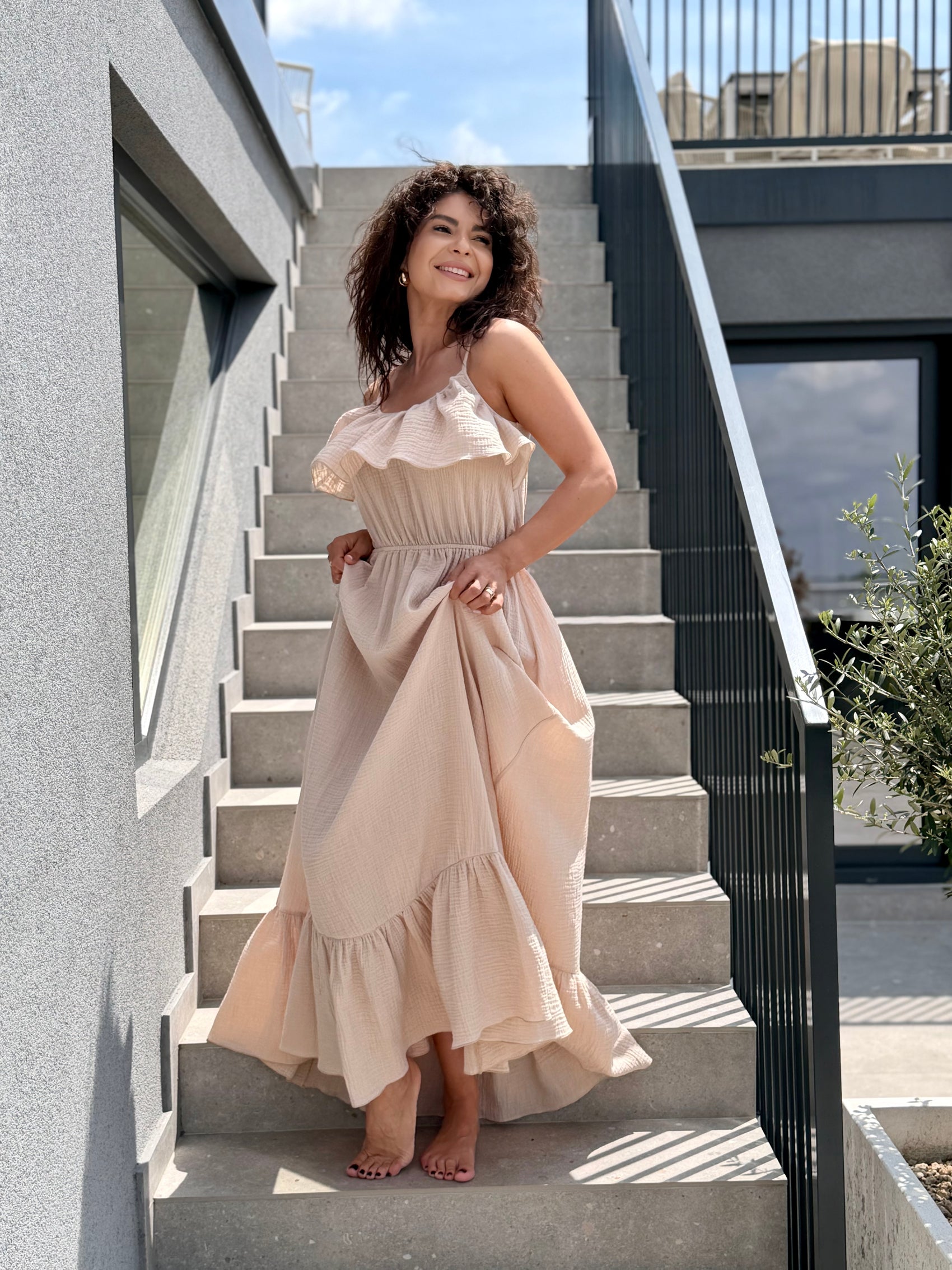 Rochie Rozalia - Beige