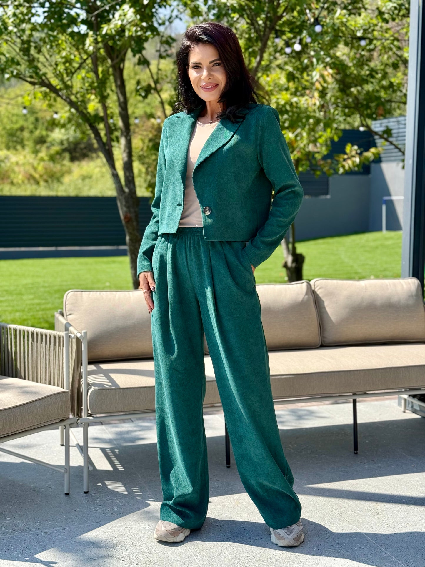 Costum Elmas - Verde Smarald