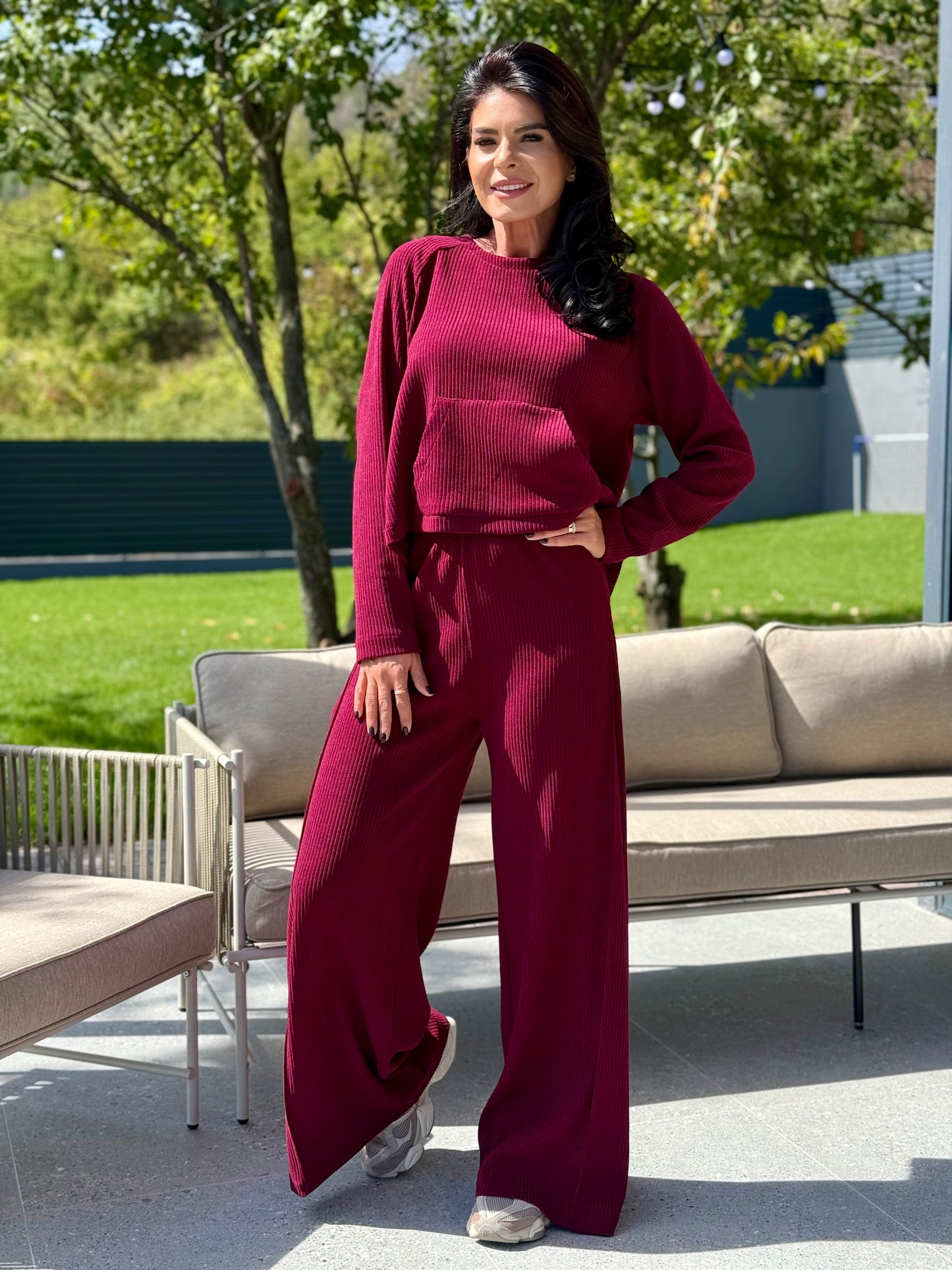 Set Reiat Yoana - Burgundy