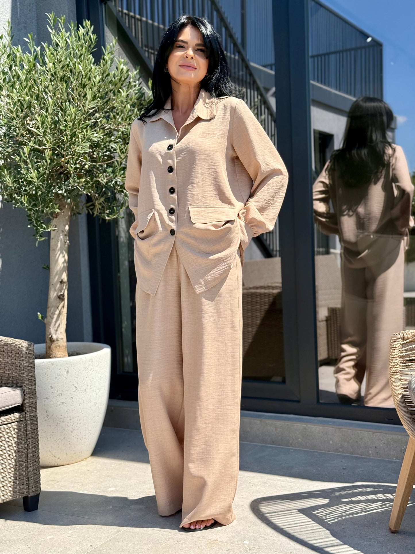 Costum Alana - Beige