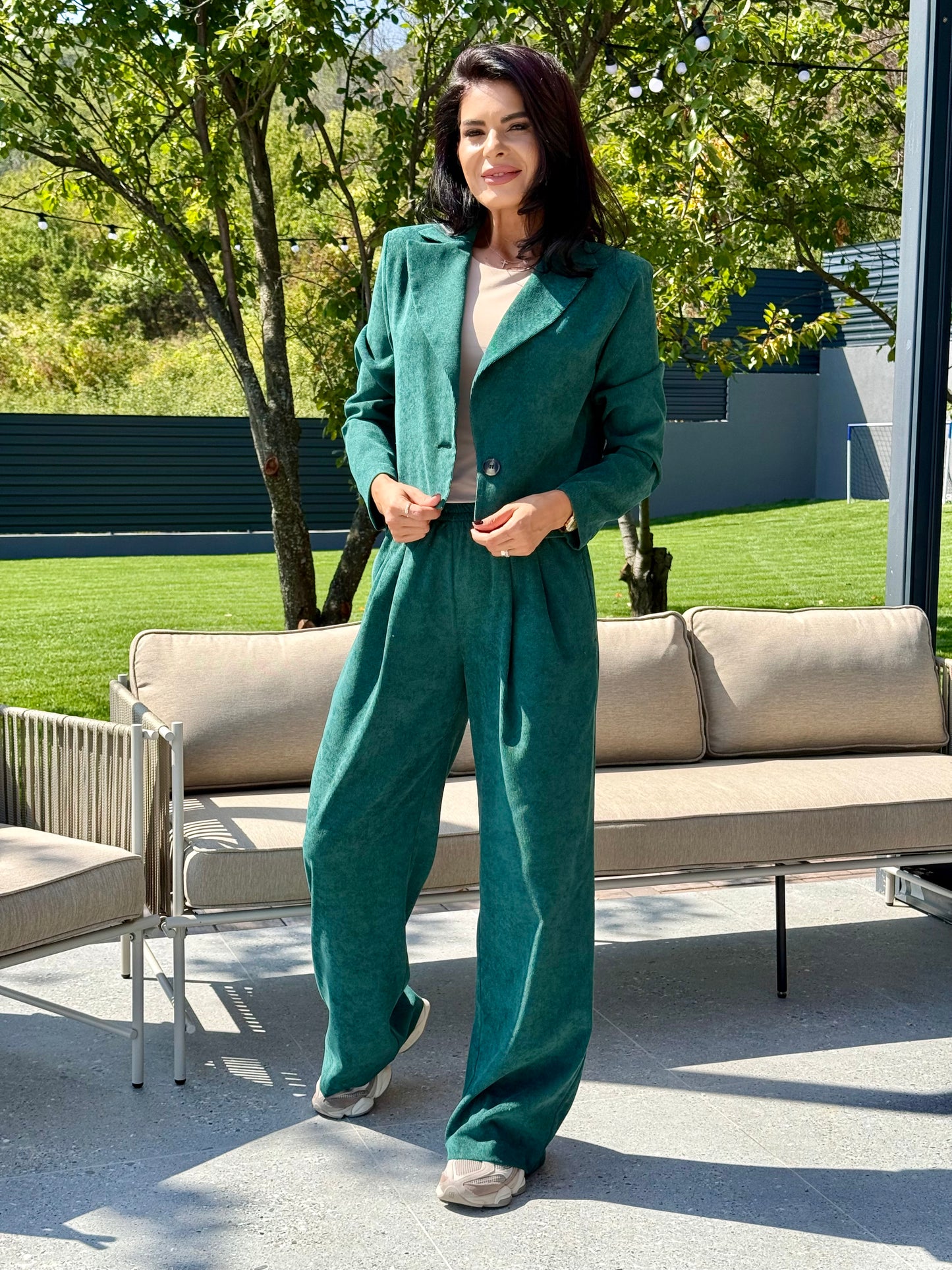 Costum Elmas - Verde Smarald