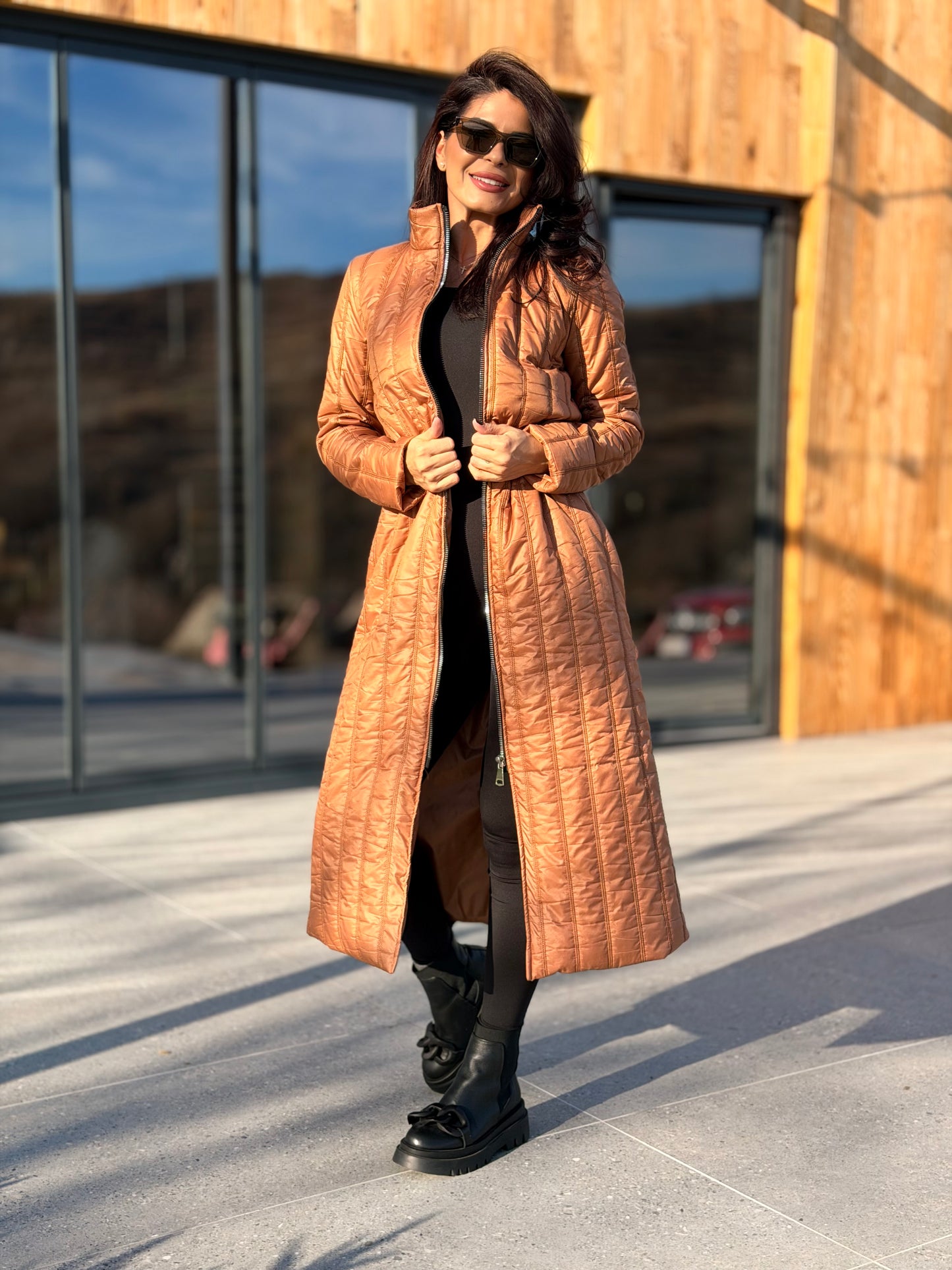 Geaca Rain - Caramel