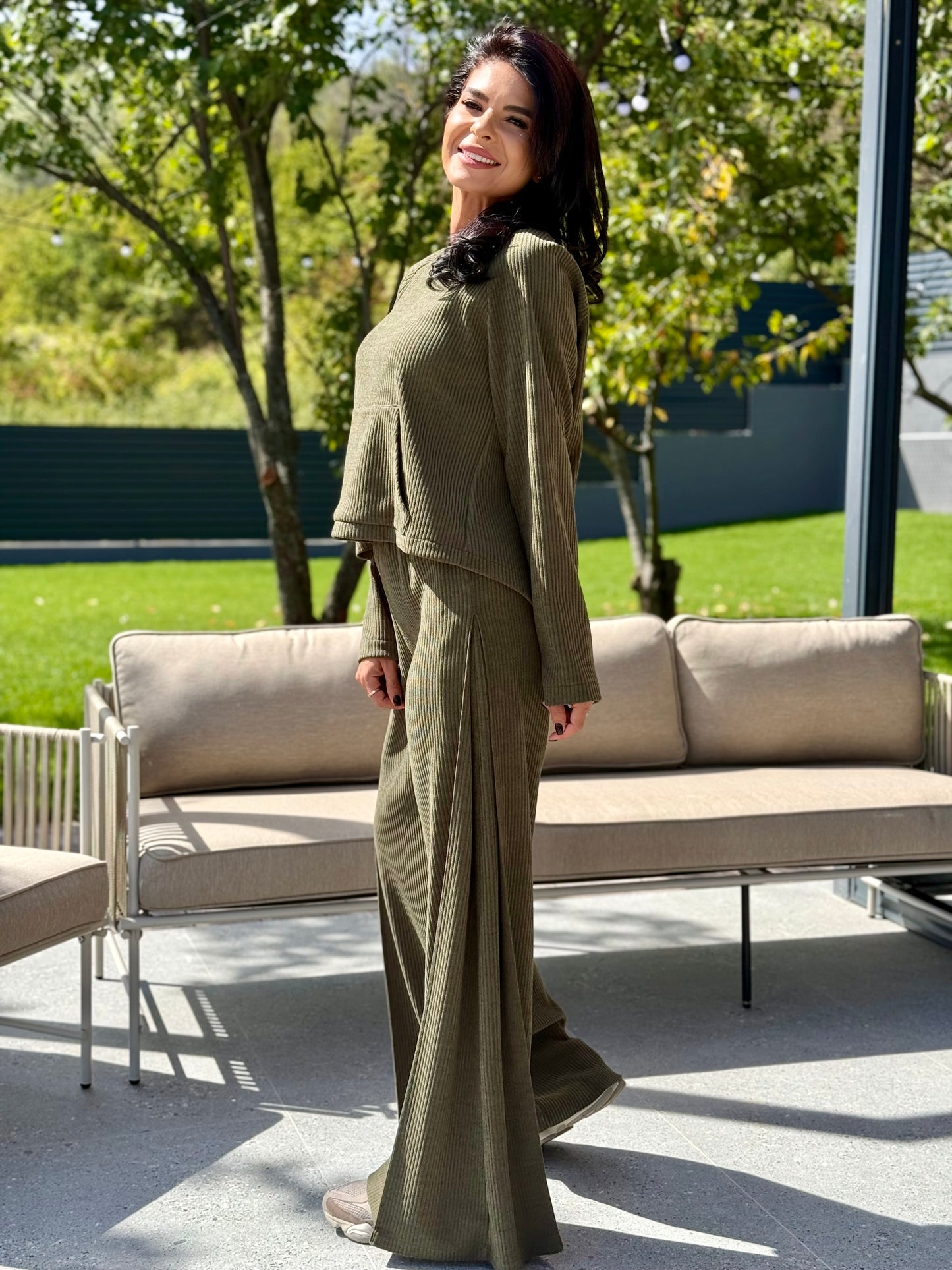 Set Reiat Yoana - Kaki