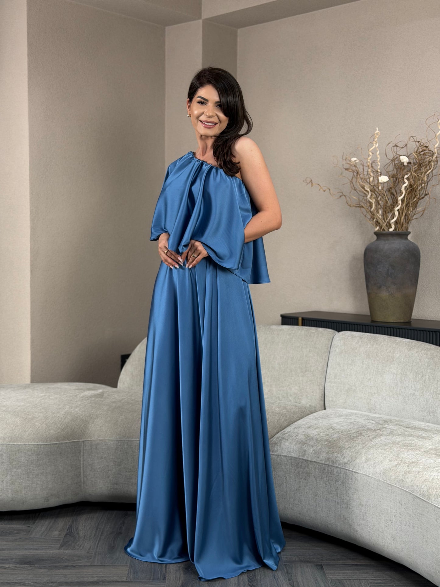 Rochie Karissa - Dusty Blue