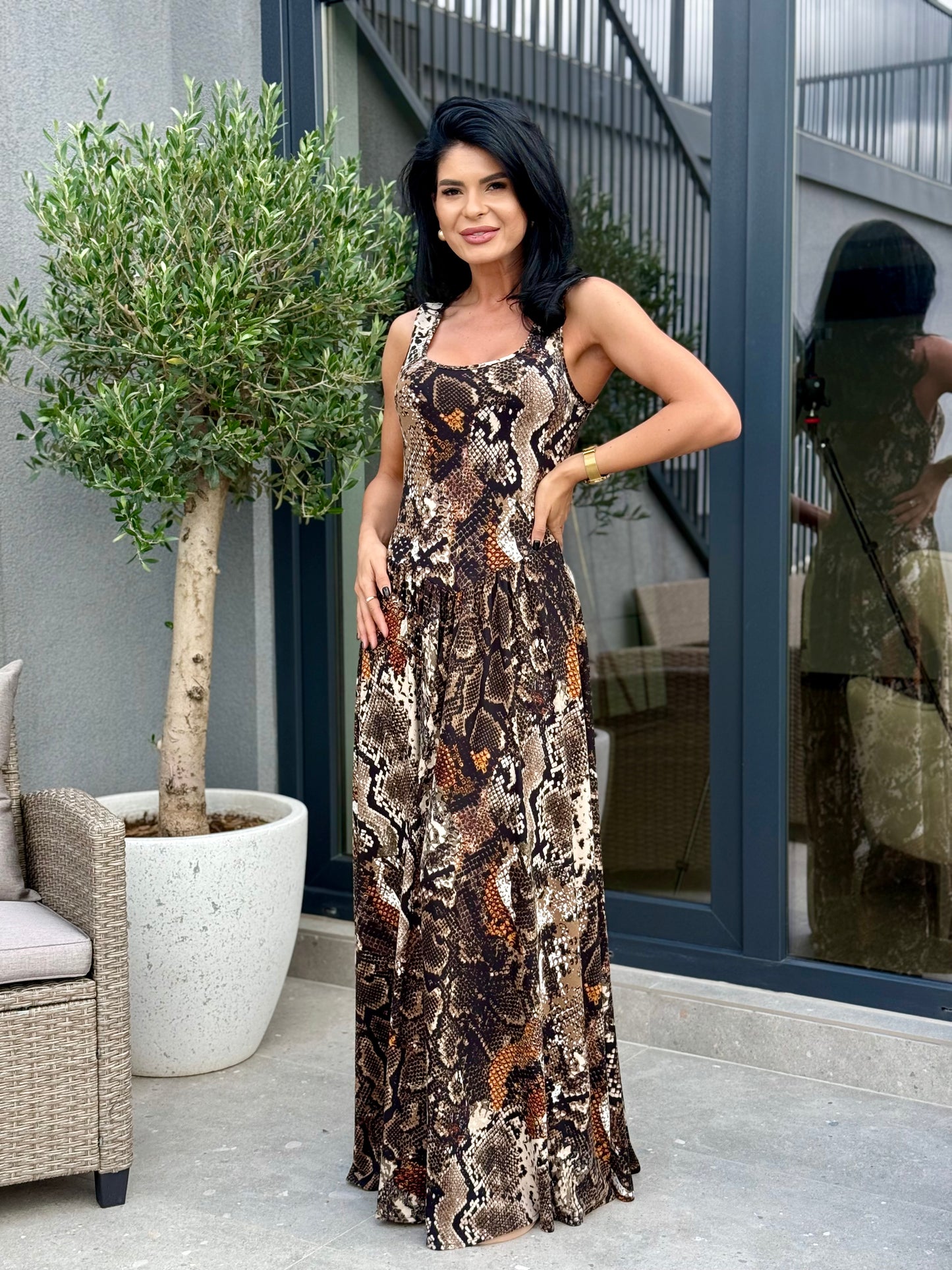 Rochie Roma - Animal Print