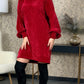 Rochie Cellie - Raspberry Velvet