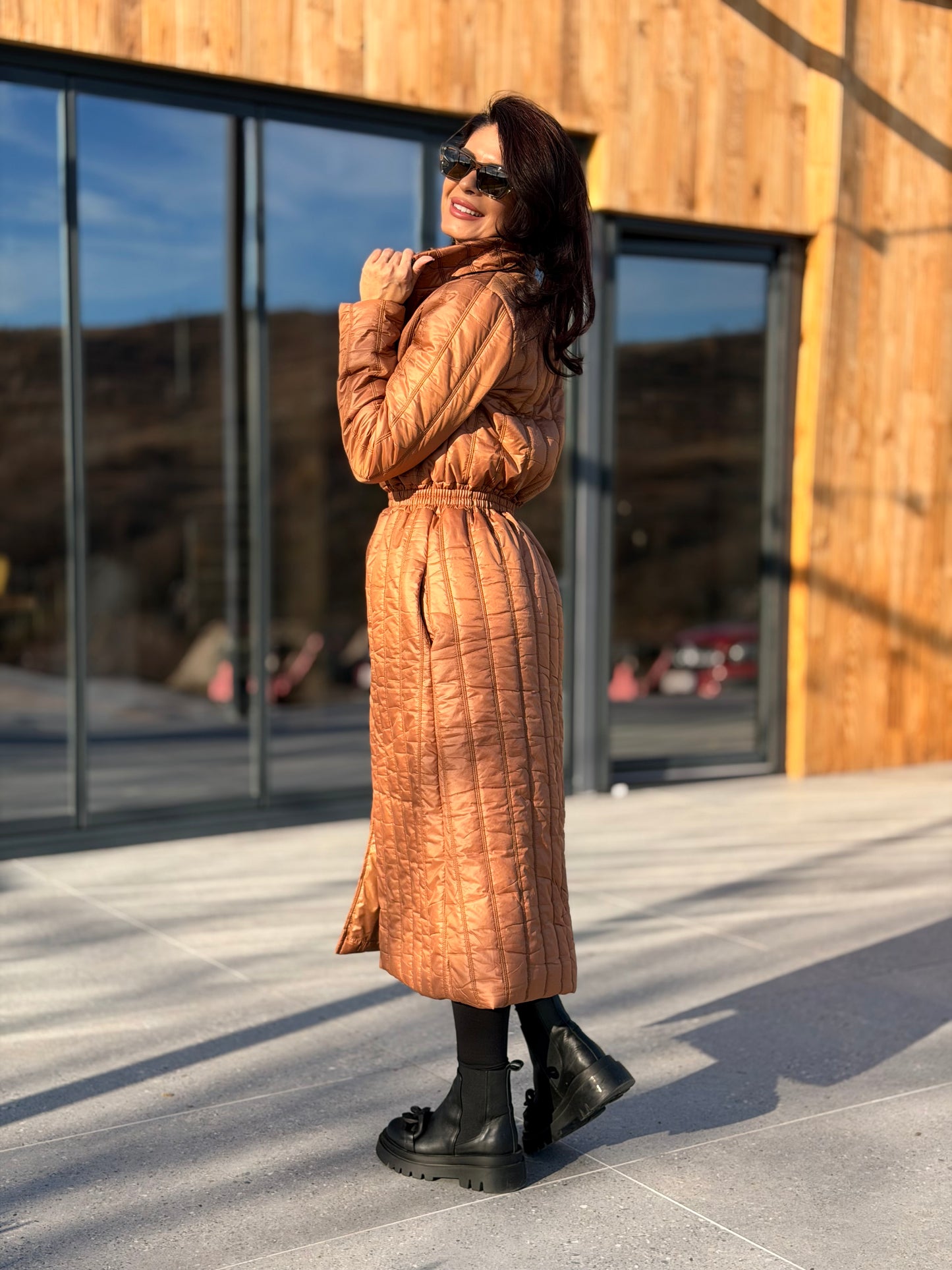 Geaca Rain - Caramel