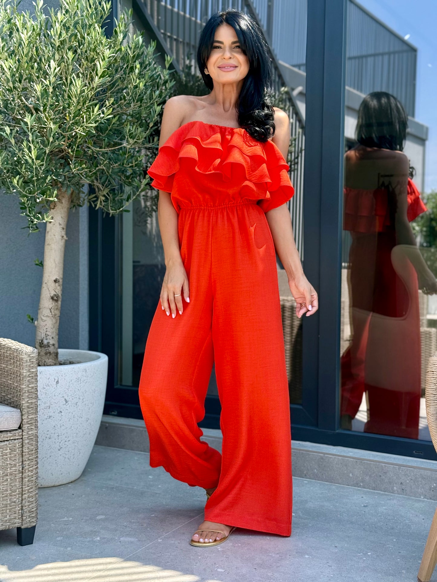 Salopeta Anika - Fire Red