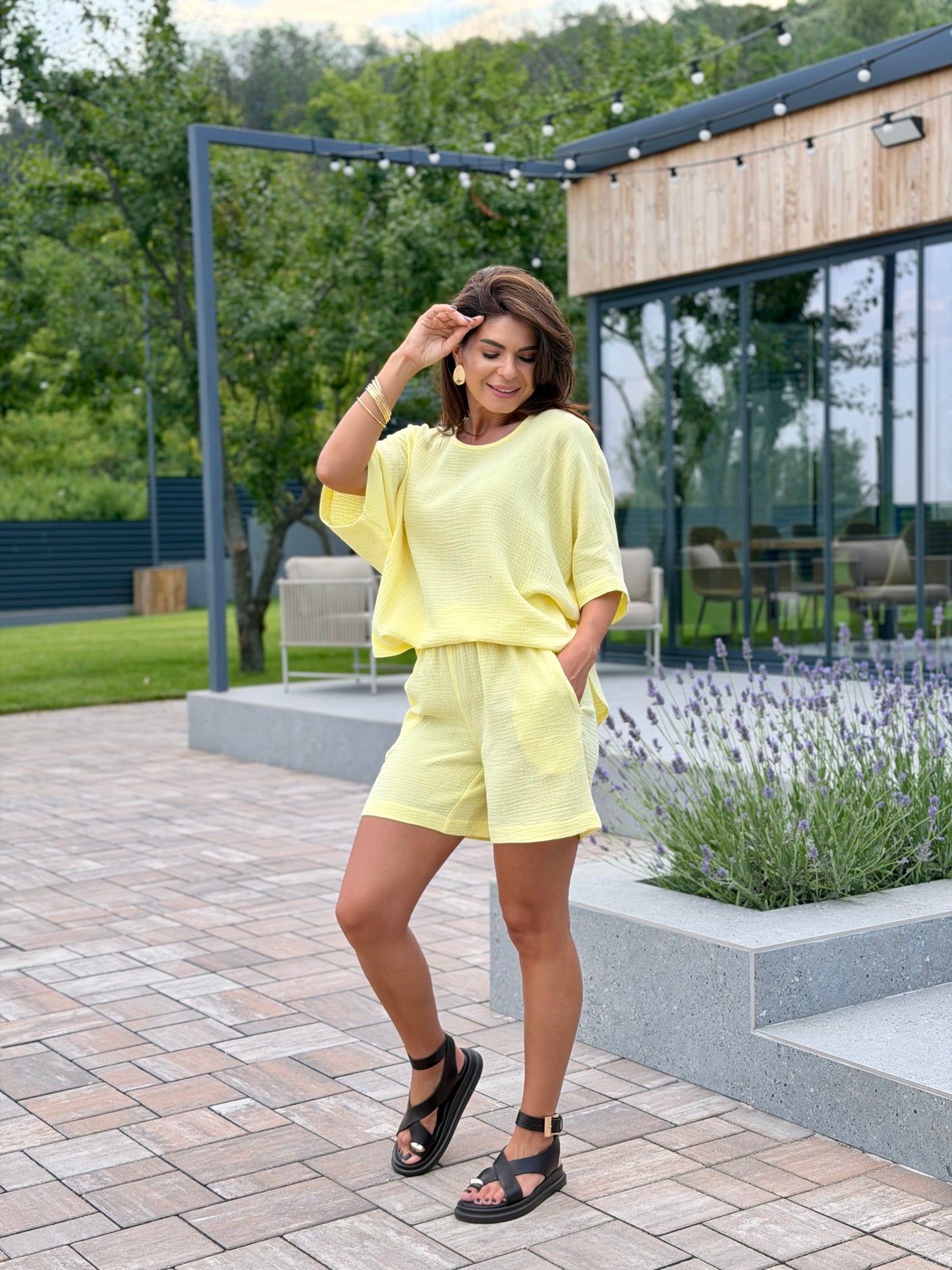 Set Muselina Liora - Bee Yellow