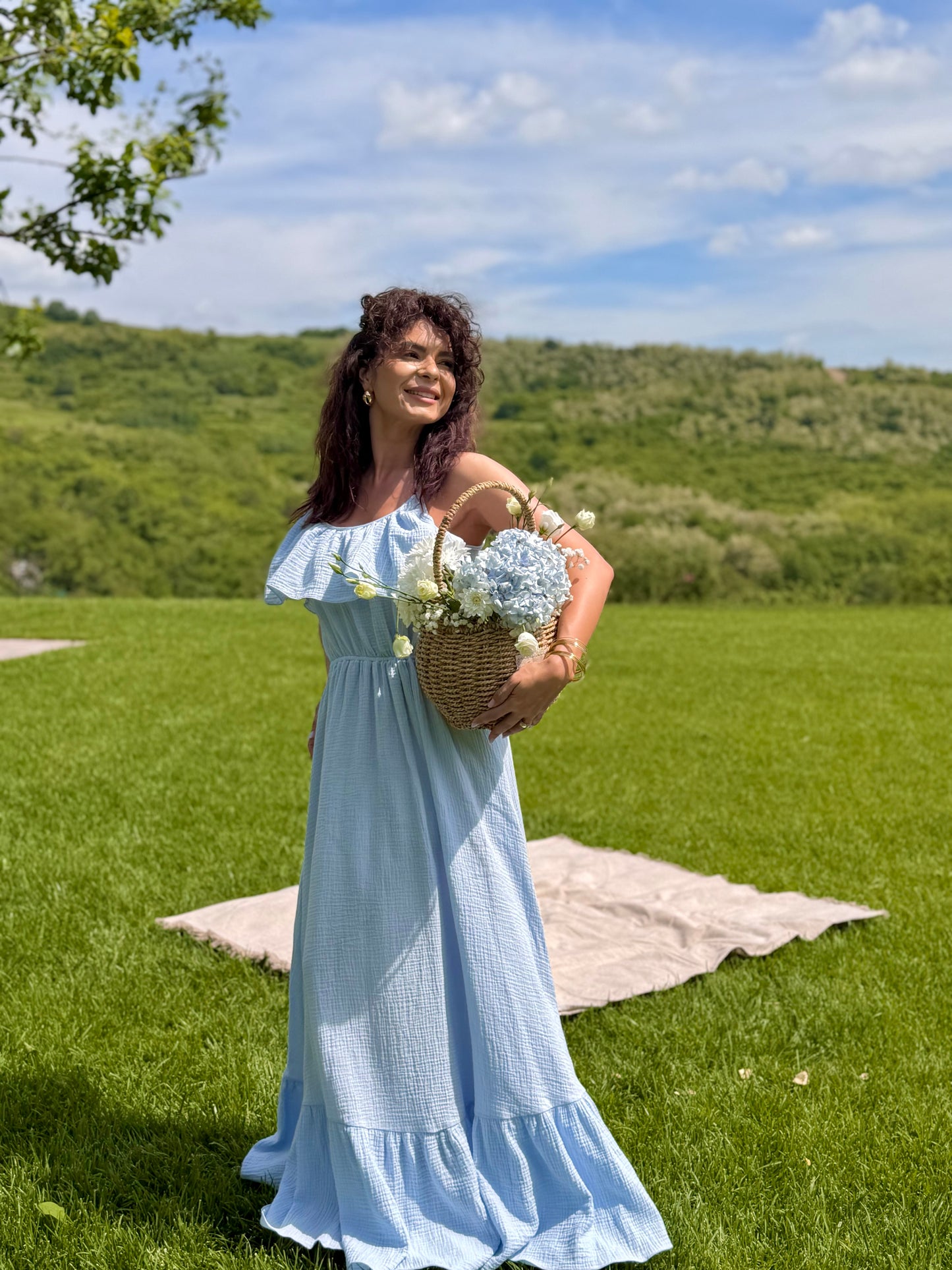 Rochie Rozalia - Baby Blue