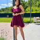 Rochie Natalia - Deep Amethist