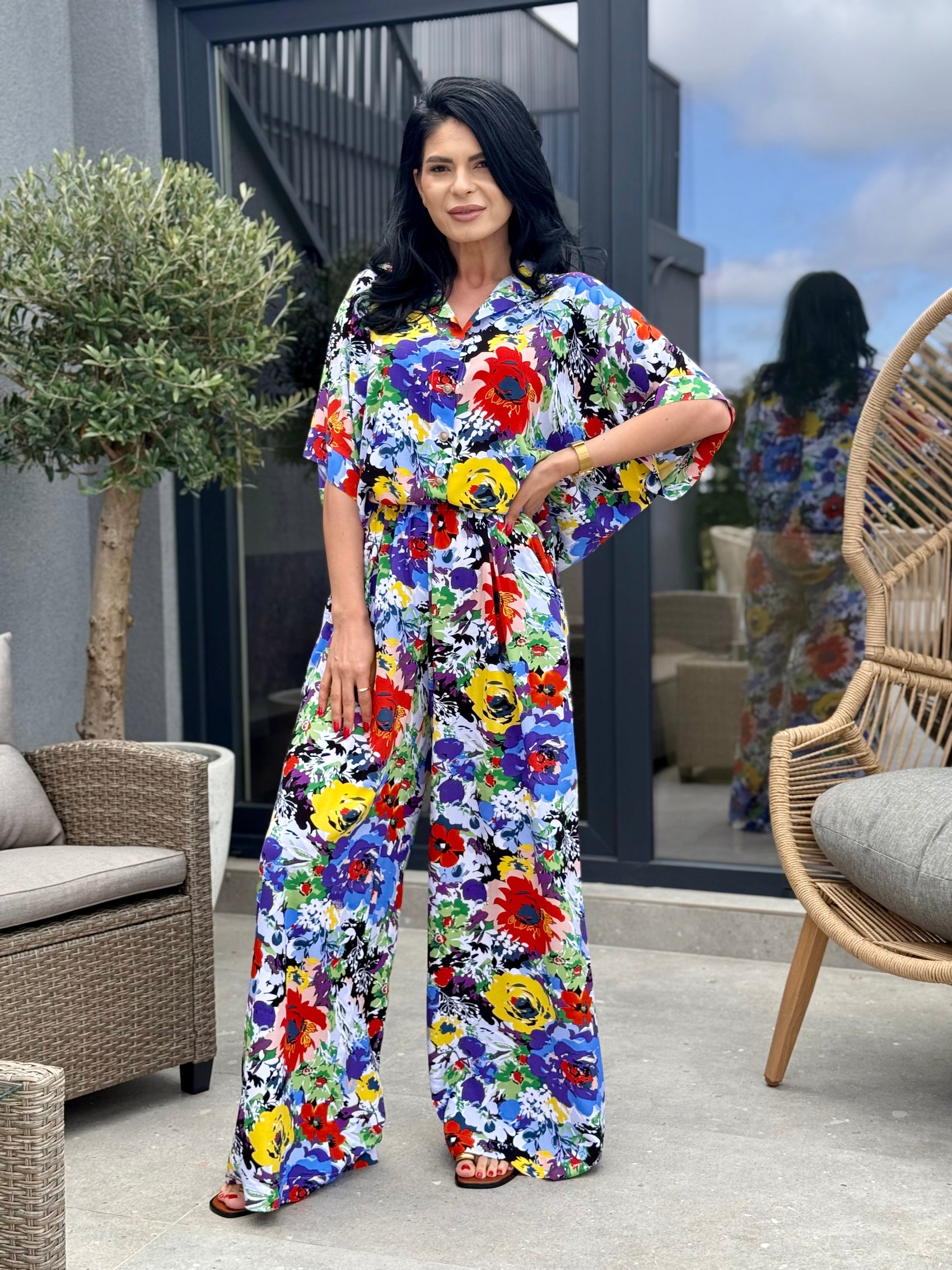 Costum Flower - Tropical Blue