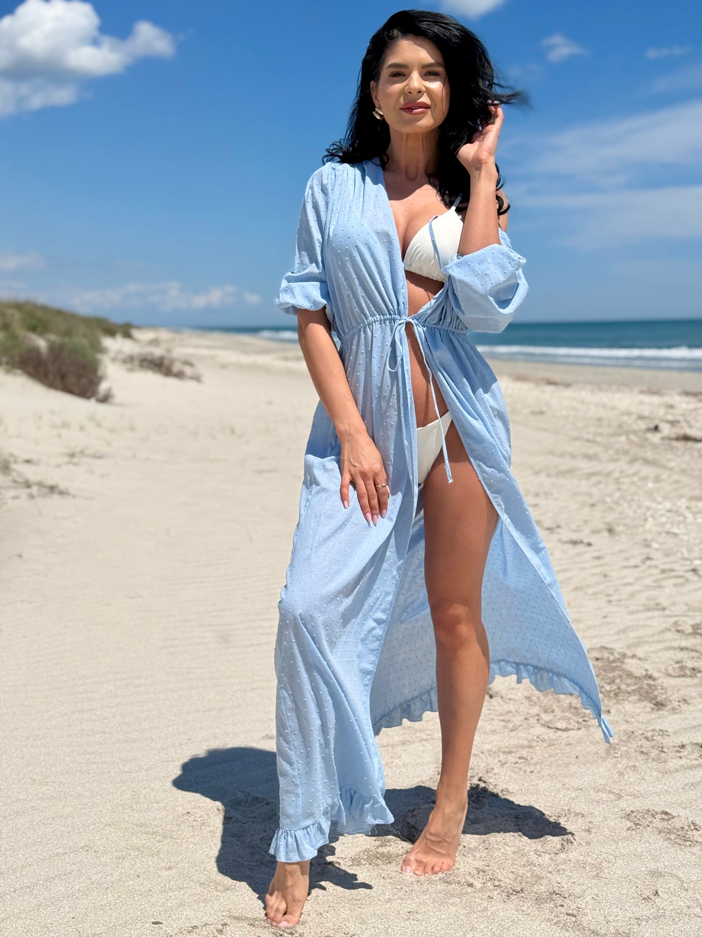 Rochie de Plaja Azure - Baby Blue