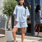 Set Muselina Liora - Baby Blue