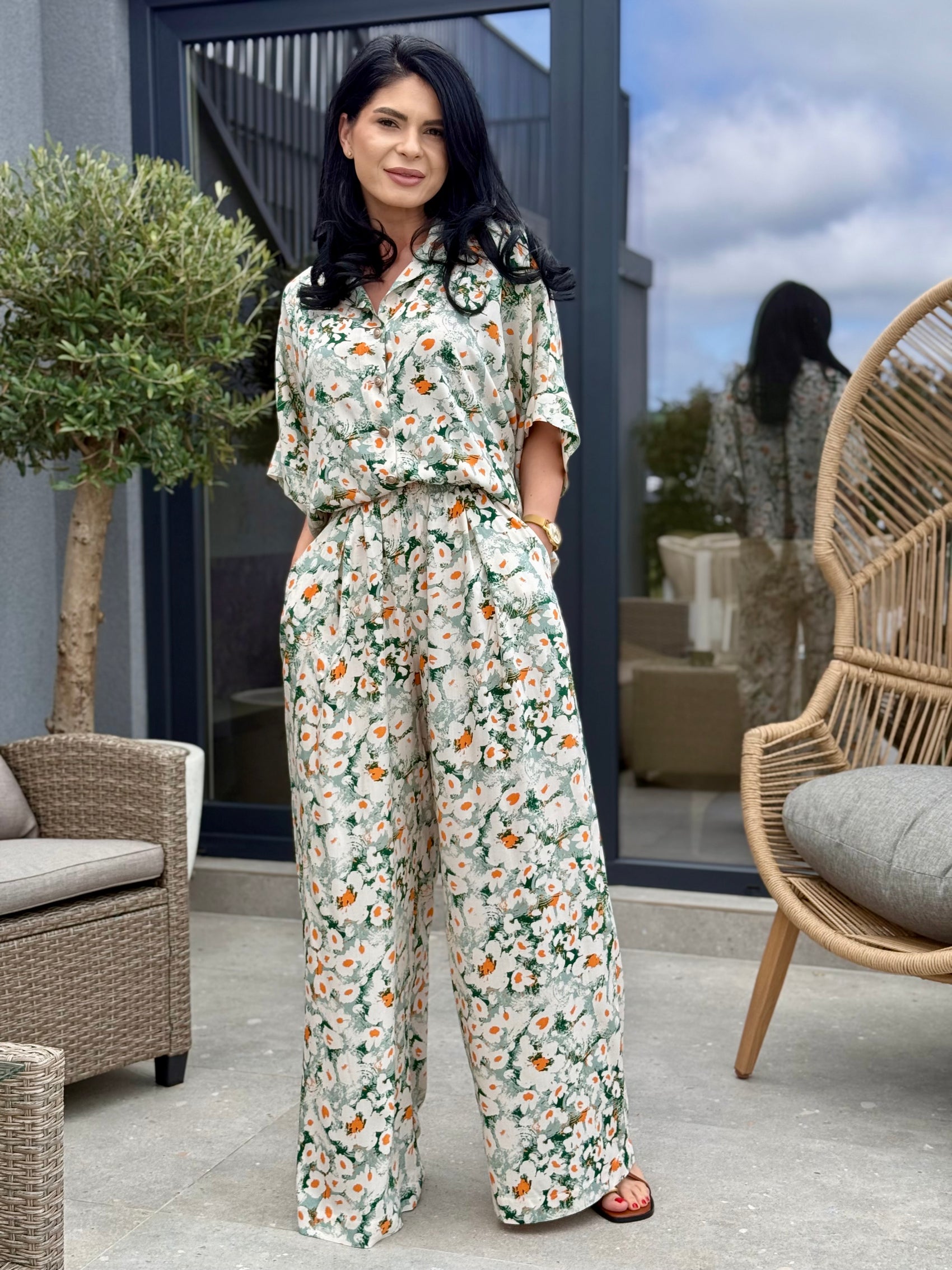 Costum Flower - Tropical White