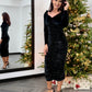 Rochie Cristally - Black