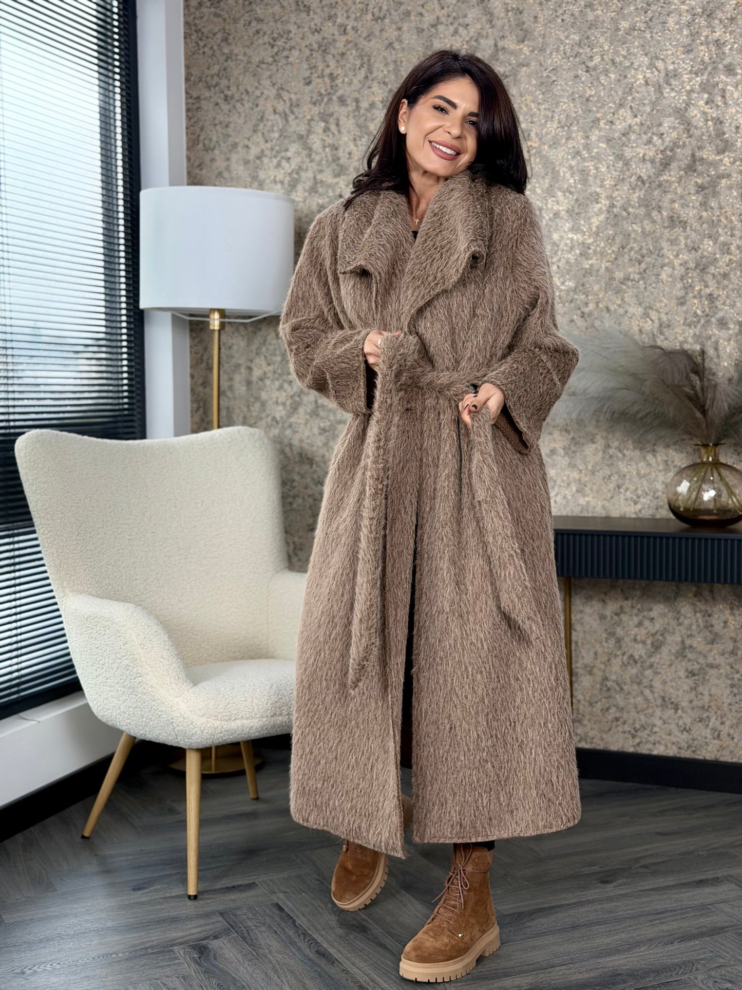 Palton Luvia - Mocha Sand