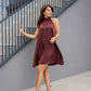 Rochie Lotus - Cocoa Smoke