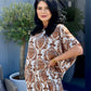 Costum Flora - Brown Print