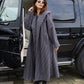 Palton Oversize - Grey Stripes
