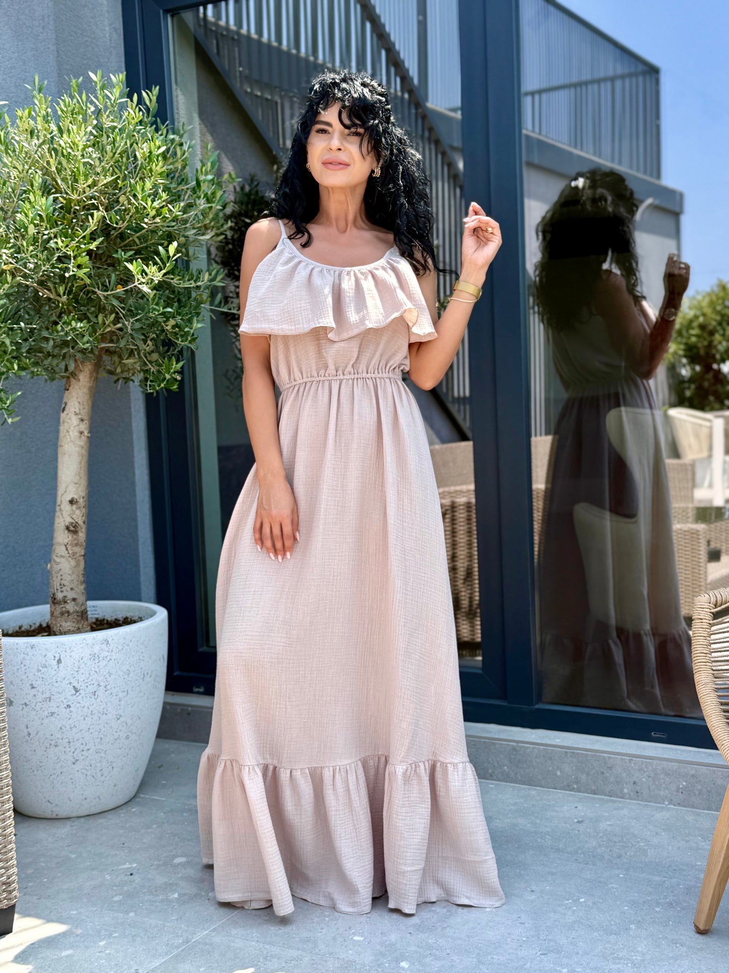 Rochie Rozalia - Mocha Touch