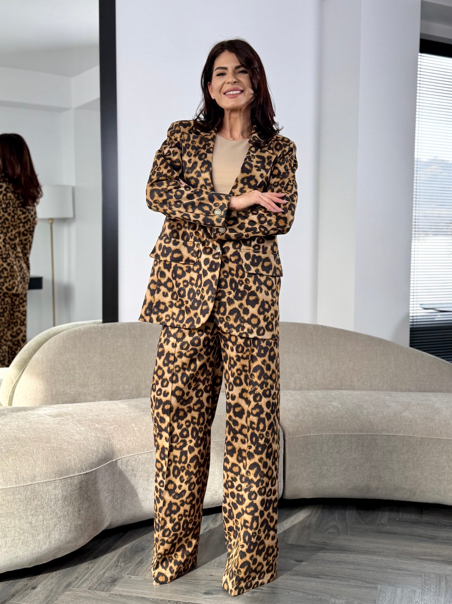 Costum Elizabeth Print - Leopard