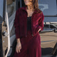 Costum Nessa - Burgundy
