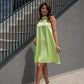 Rochie Lotus - Soft Pistachio