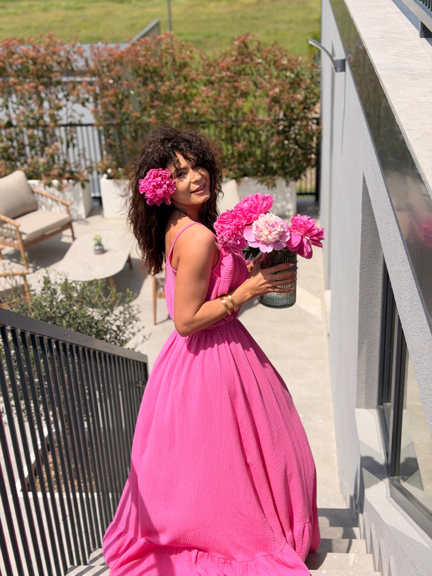 Rochie Rozalia - Fucsia