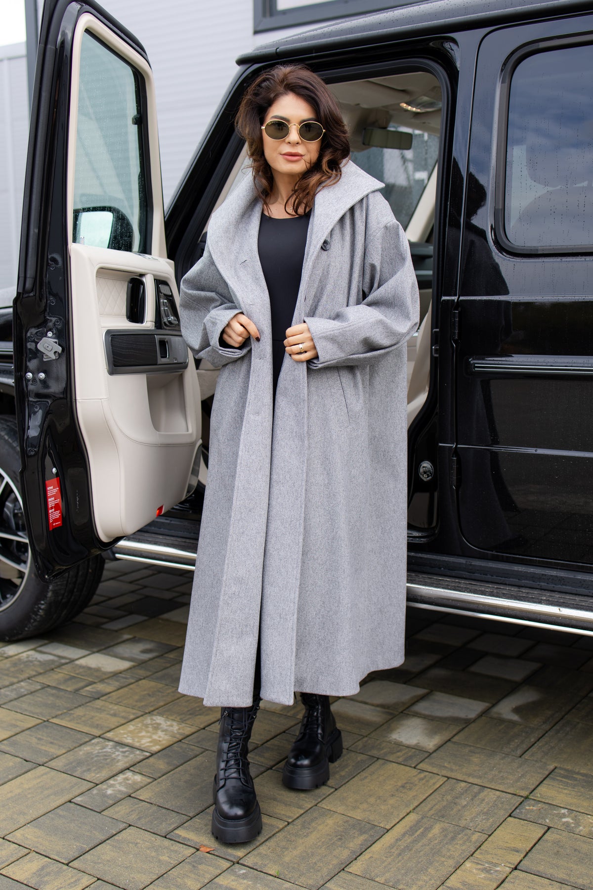 Palton Oversize - Stone Gray