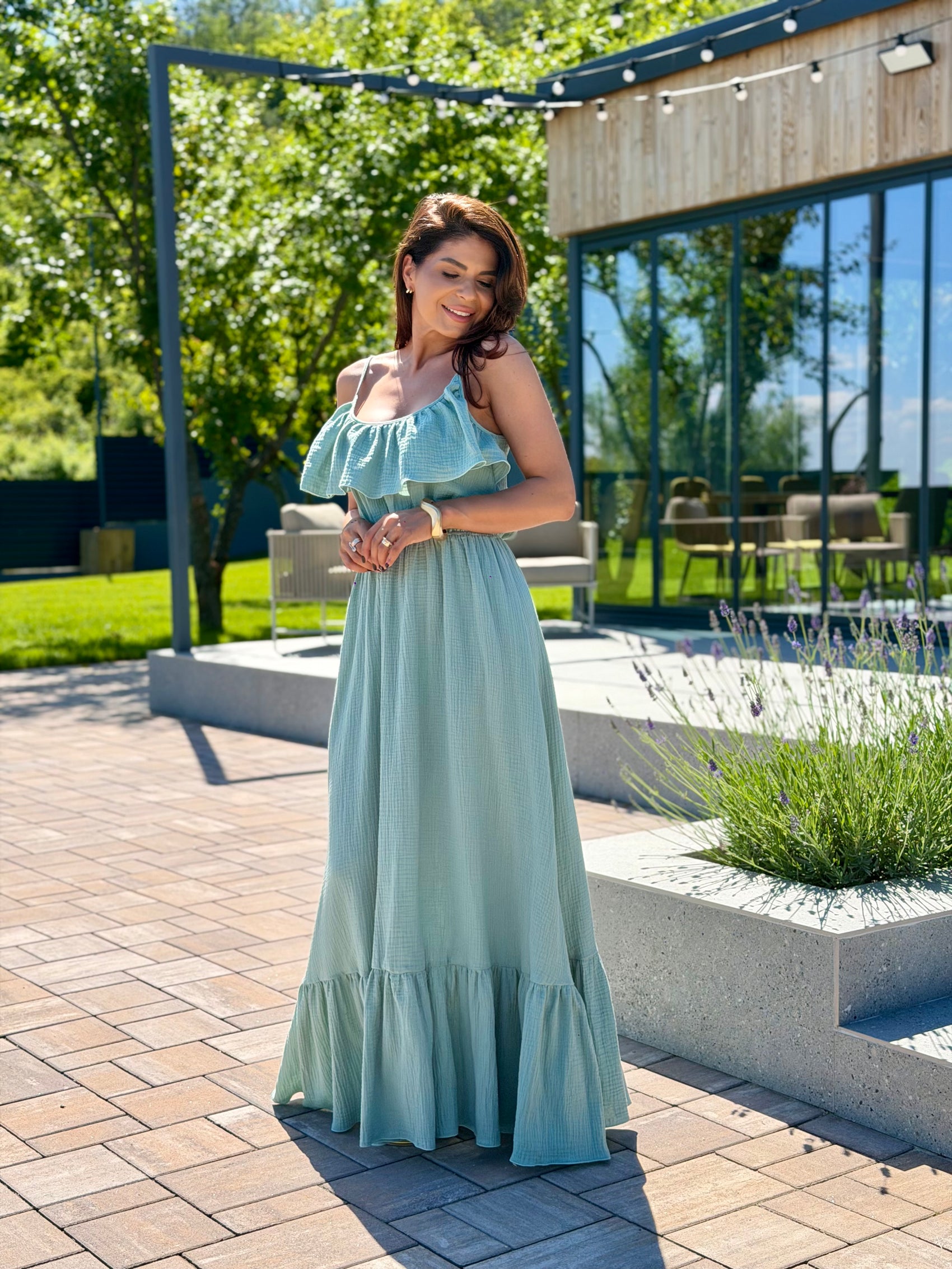 Rochie Rozalia - Sage