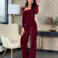 Set Madeleine - Burgundy Velvet