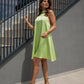 Rochie Lotus - Soft Pistachio