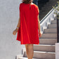 Rochie Bellagio - Coral Red