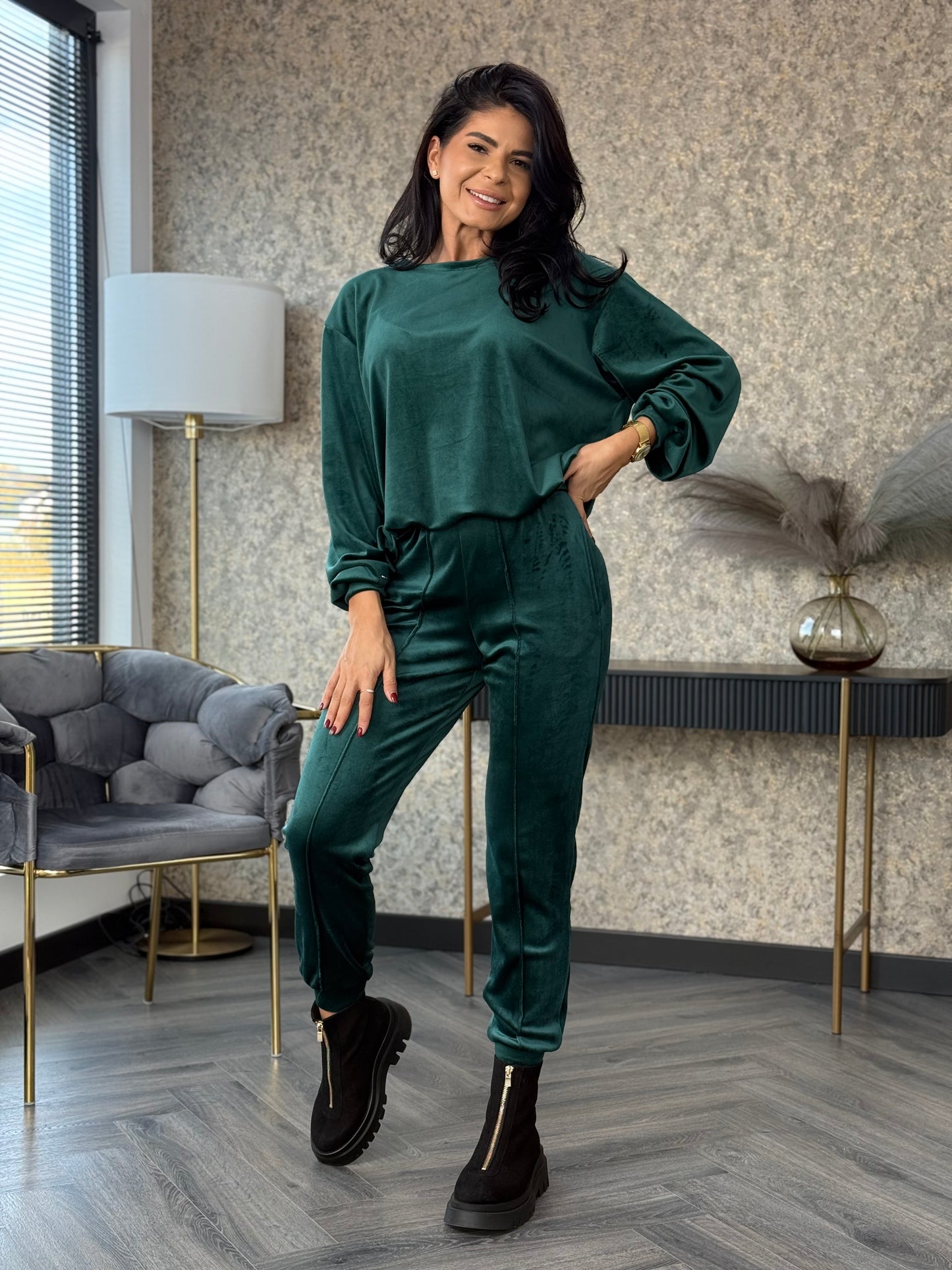 Costum MONA SOFT - Verde Smarald