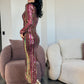 Rochie Alla Midi - Pink