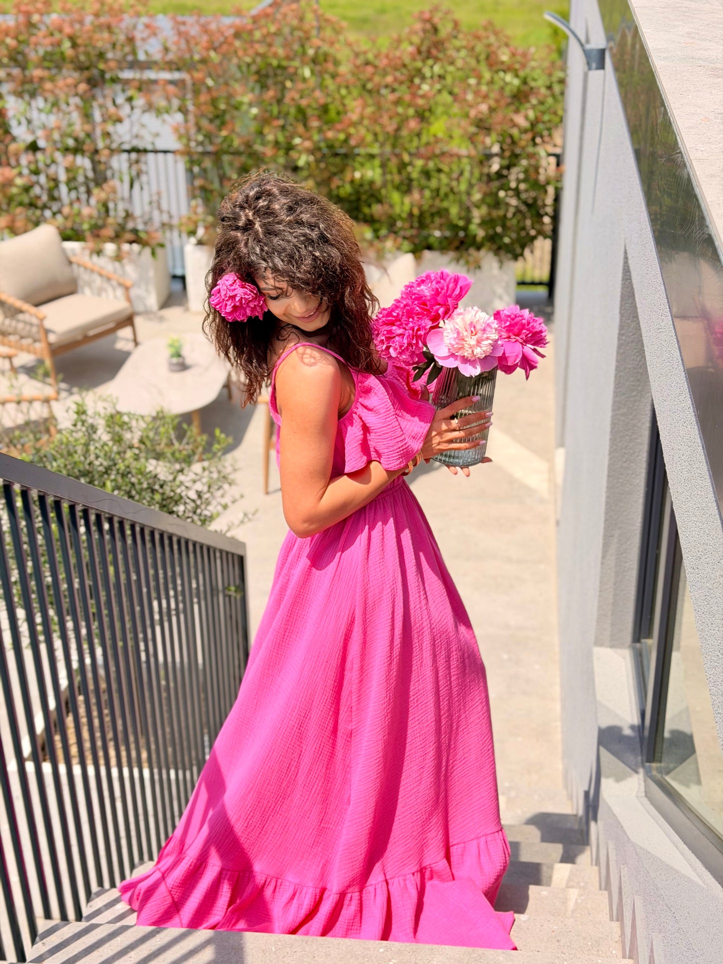 Rochie Rozalia - Fucsia