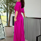Rochie Saphire - Hot Fuchsia