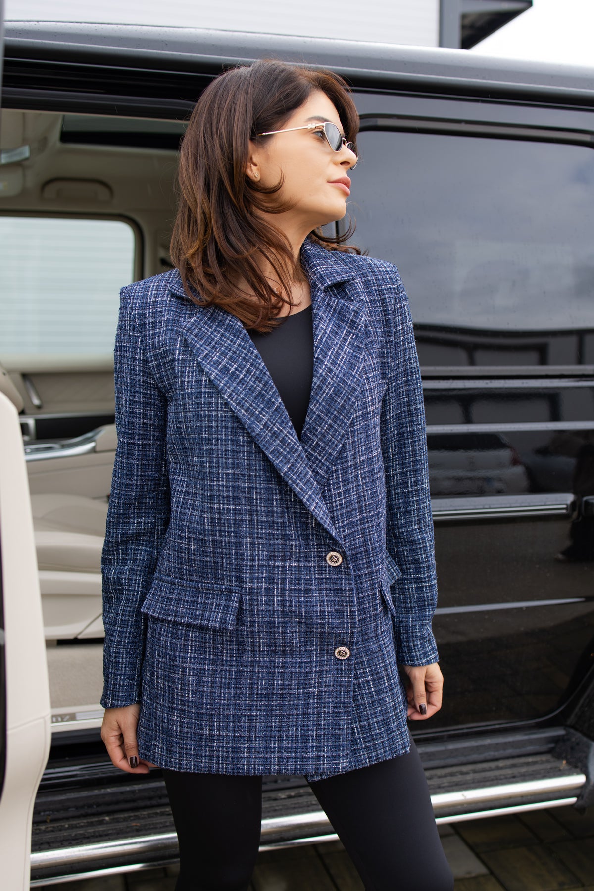 Sacou Iness - Navy