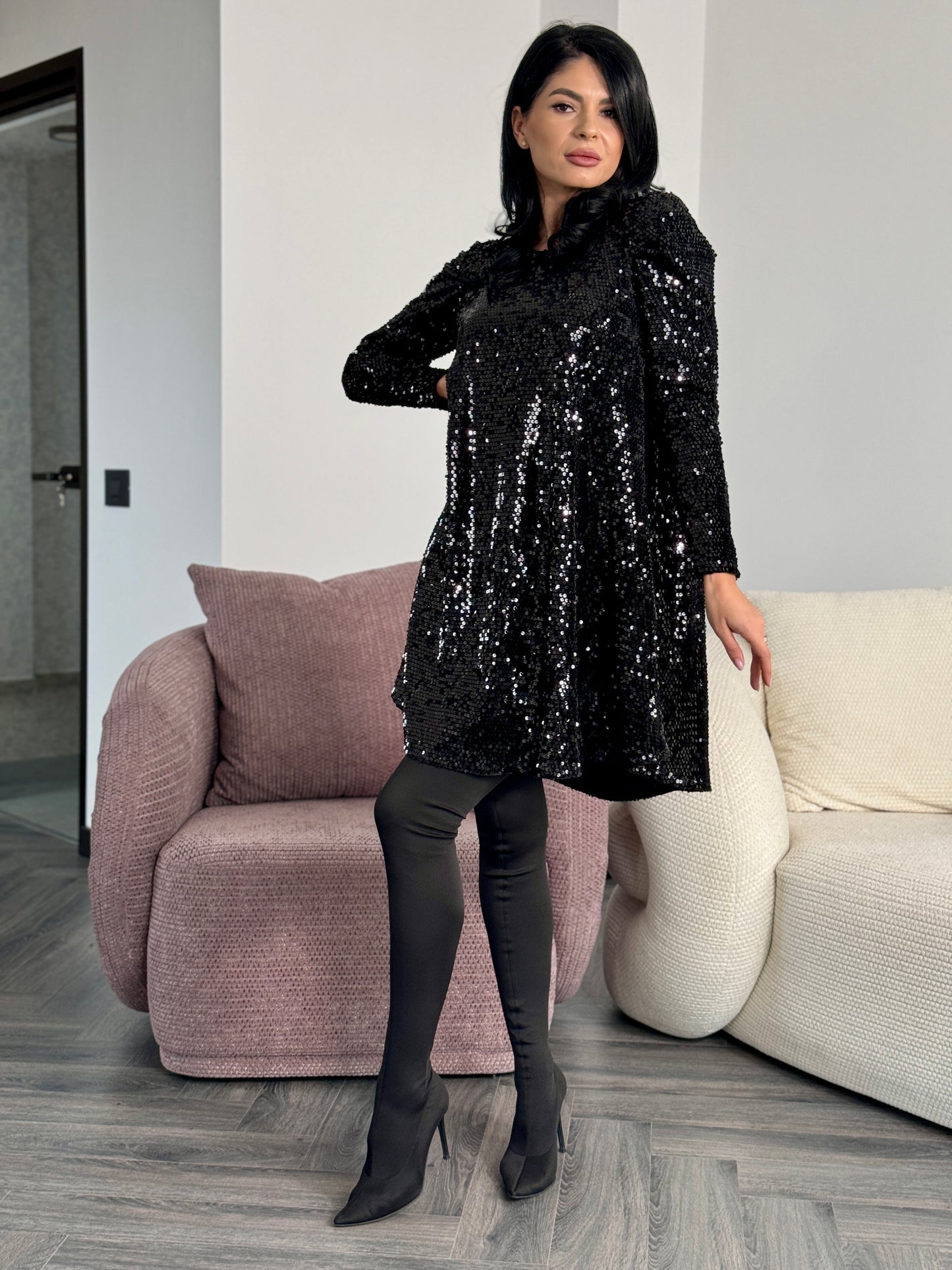 Rochie Shaquira - Negru