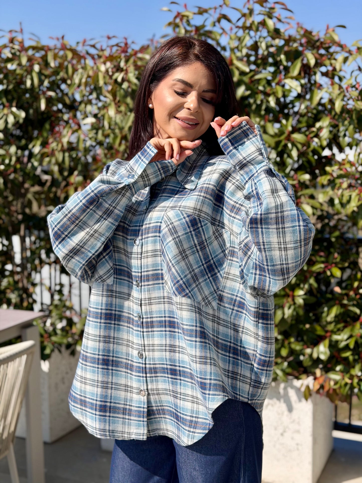 Camasa Oversize - Soft Blue