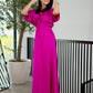 Rochie Saphire - Hot Fuchsia
