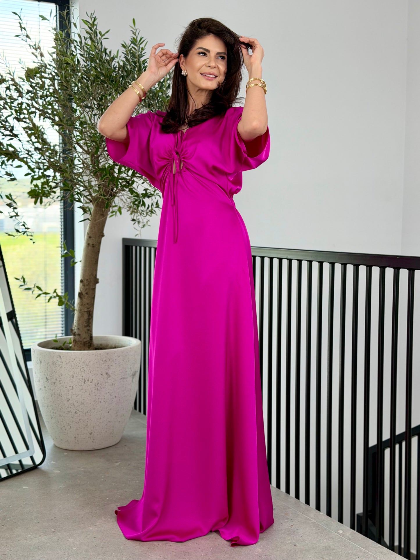 Rochie Saphire - Hot Fuchsia