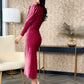 Rochie Florence - Berry Velvet